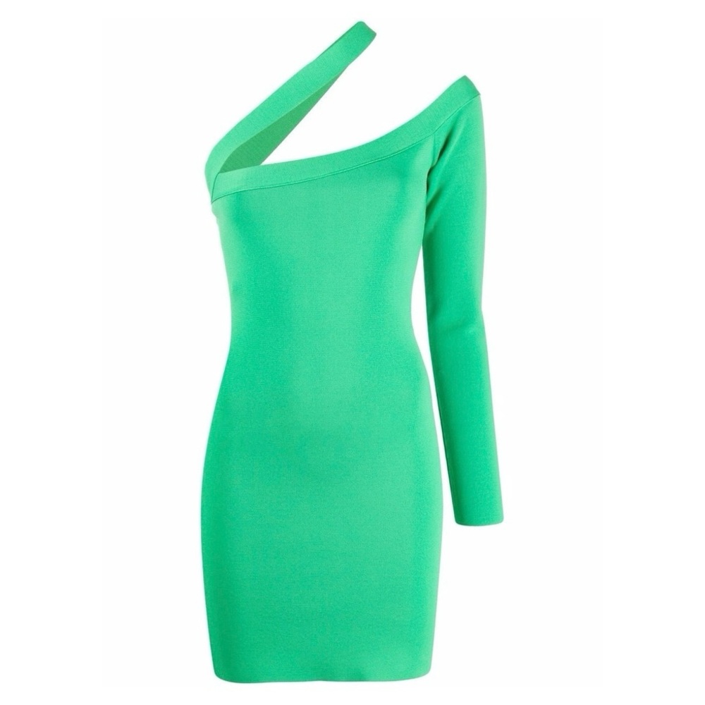 GAUGE81 Alzira asymmetric mini dress